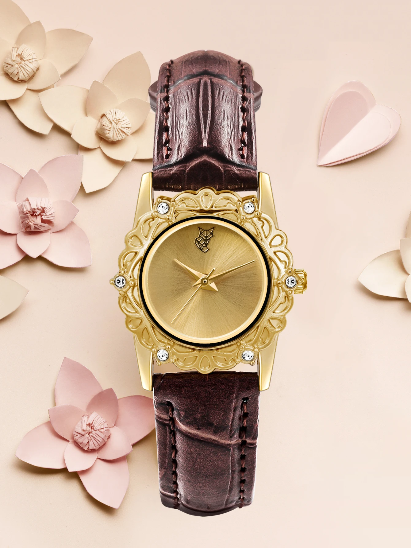 LUCKYFOX Surprise blind box watch 1 piece ladies watch quartz watch trend style delicate small dial starry dial random delivery