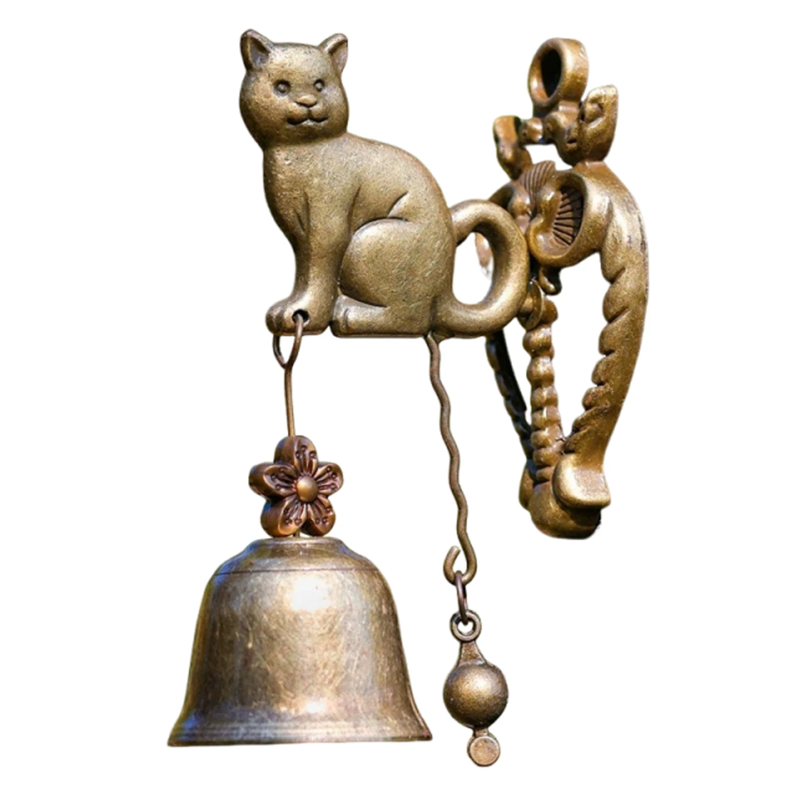 Vintage Animal-Shaped Decorative Bell. Easy Windproof. Balconies.