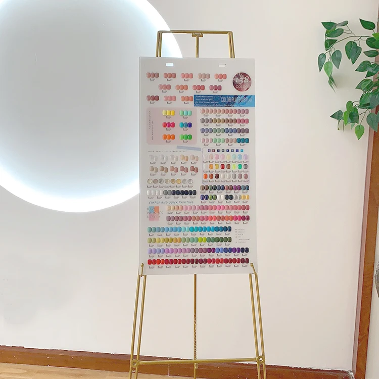 Nail display board floor display online celebrity hanging display two-color display color card