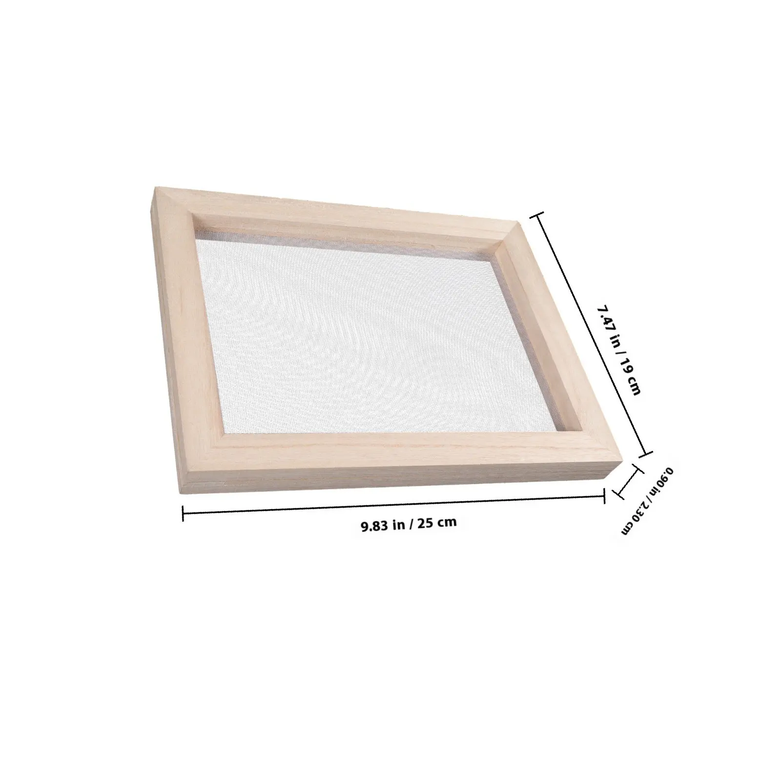 Wooden DIY Paper Making Frame Handicraft Screen Paper Mold Educational Craft Tool for Imagination Development