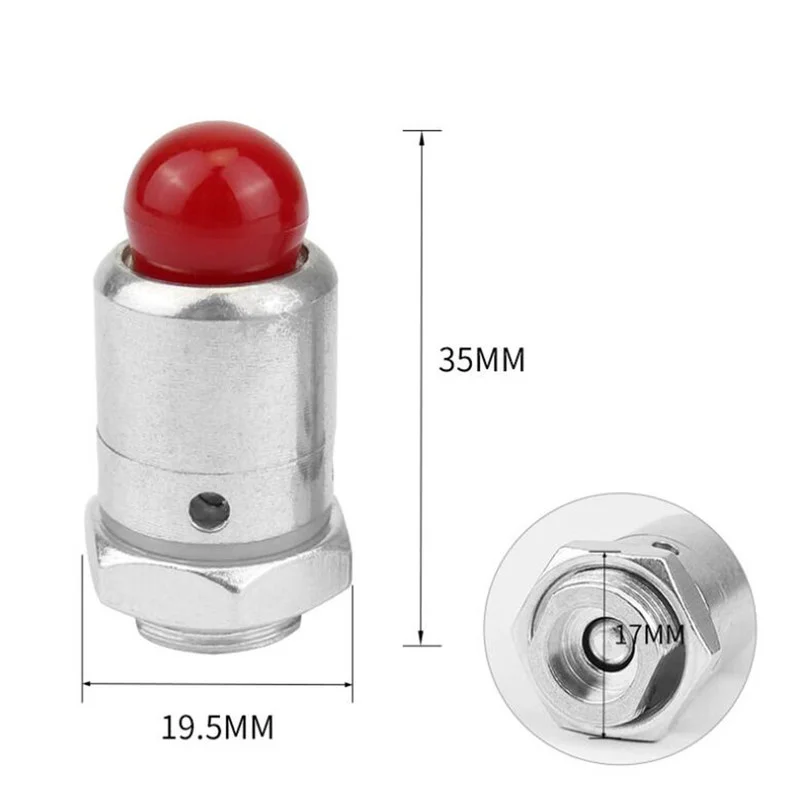 Pressure Cooker Aluminum Safety Valve Cap Replacement Relief Valves Vent Alarm Valve Kitchen Accessories