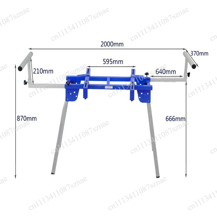 Adjustable 8110 Woodworking Multifunctional Cutting Machine Stand, Portable Aluminum Miter Saw Workbench Foldable