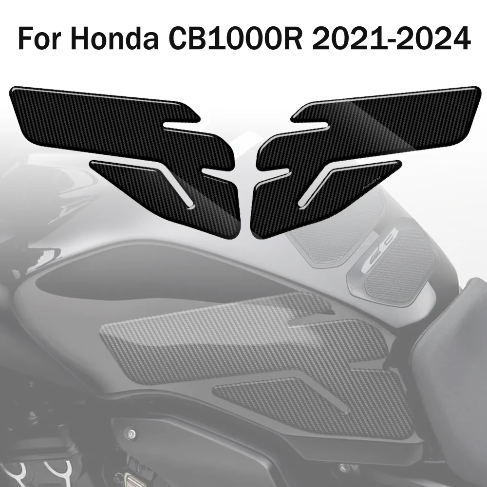 

for Honda CB1000R 2021-2024 Motorcycle Carbon Fiber Side Fuel Tank Knee Protector Anti Slip Protection Sticker