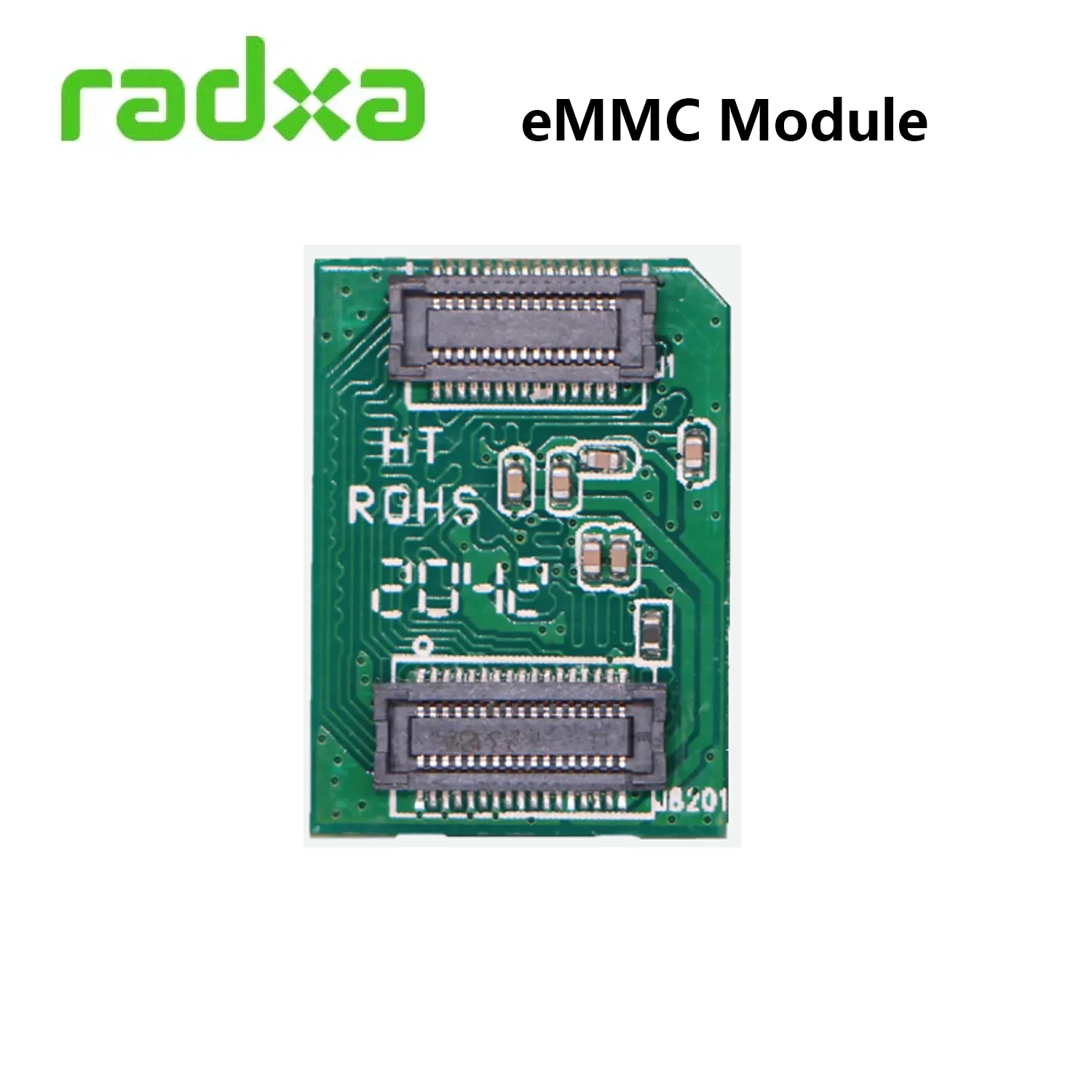 Moduł Radxa eMMC 16/32/64/128 GB kompatybilny z systemami Radxa SBC, z możliwością podłączenia, wysokiej jakości chipy pamięci masowej