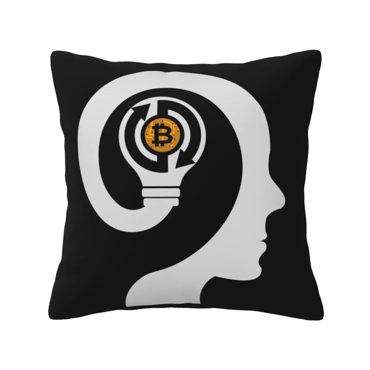 

Bitcoin Is A Good Idea polyester printed pillows for living room sofa cushion Drop Shipping 20x20in