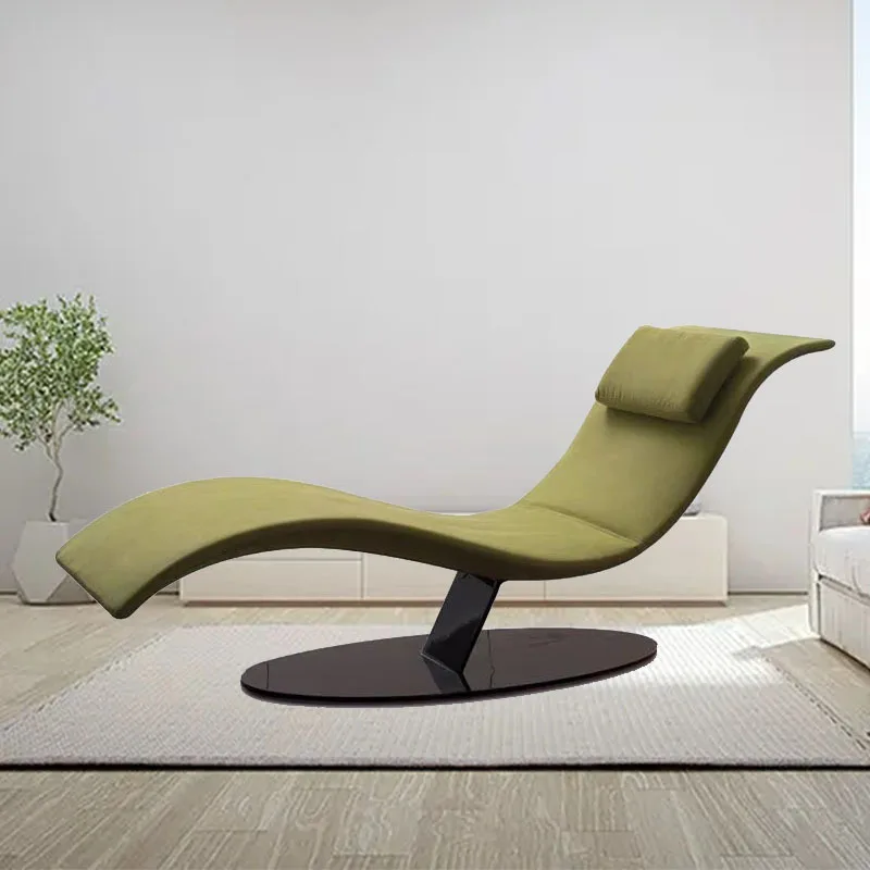 

S-shaped leisure single recliner balcony villa special-shaped sofa chair minimalist