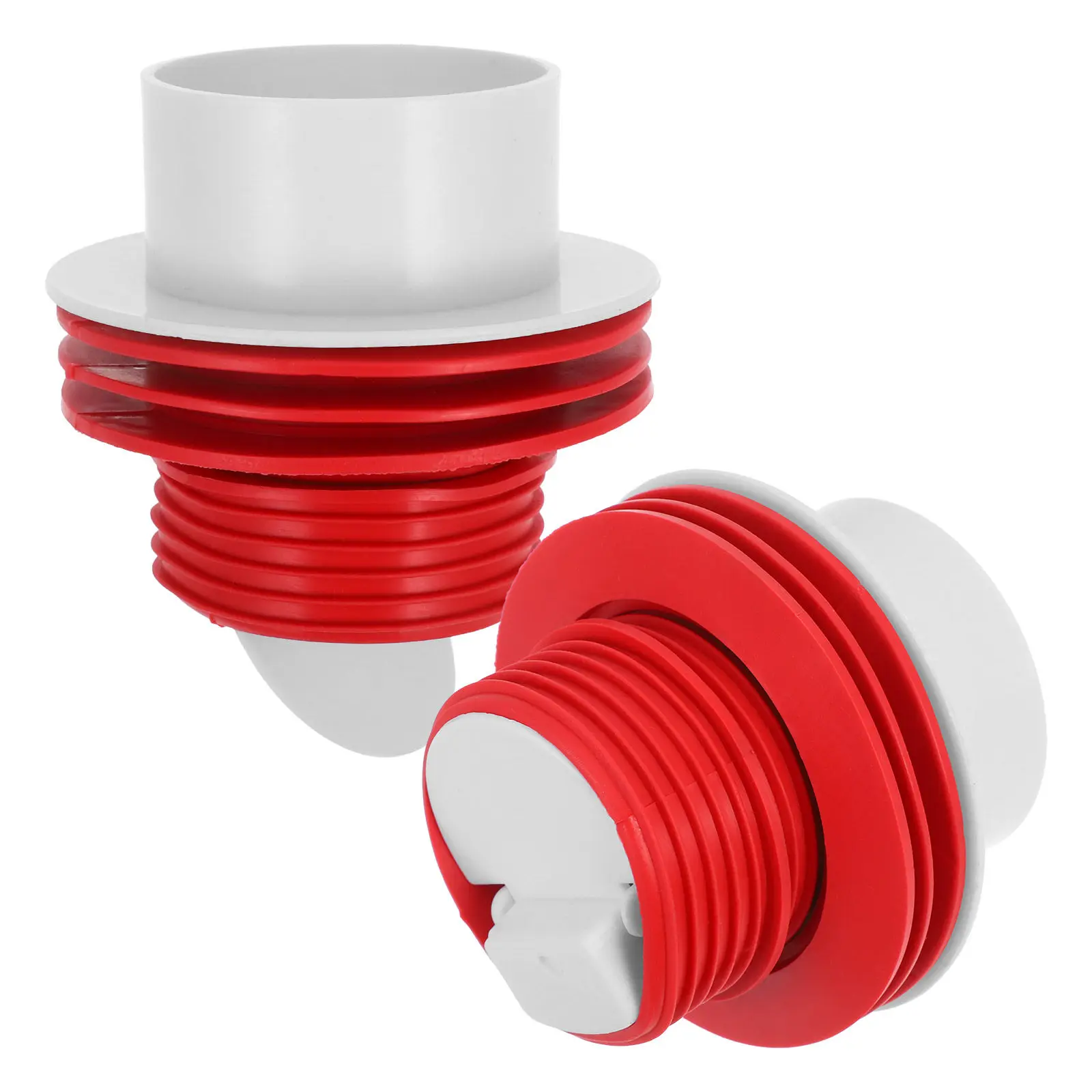 

2Pcs Universal Drain Plug for 50Mm 75Mm Pipes Anti-Odor Seal Backflow Preventer Bathroom Sink Floor Drain Cover Strainer