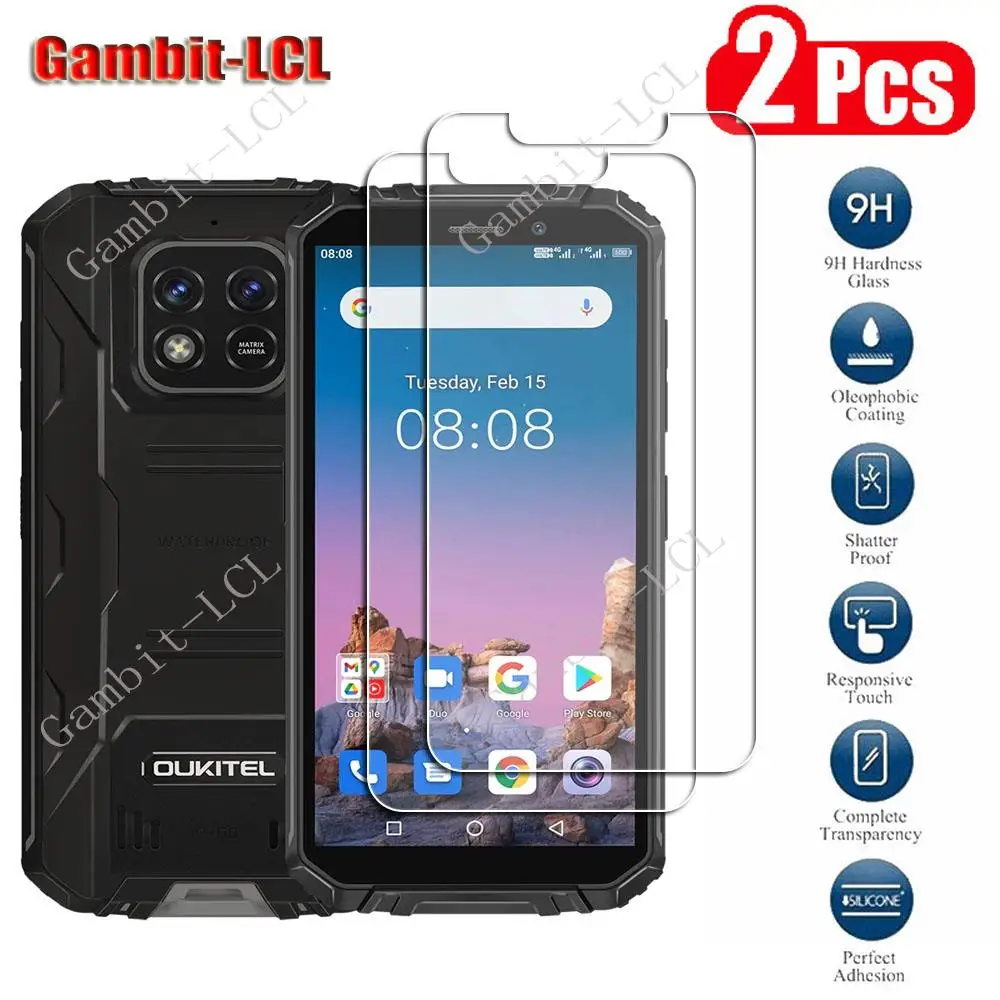 2PCS 9H Protective Tempered Glass For Oukitel WP18 5.93