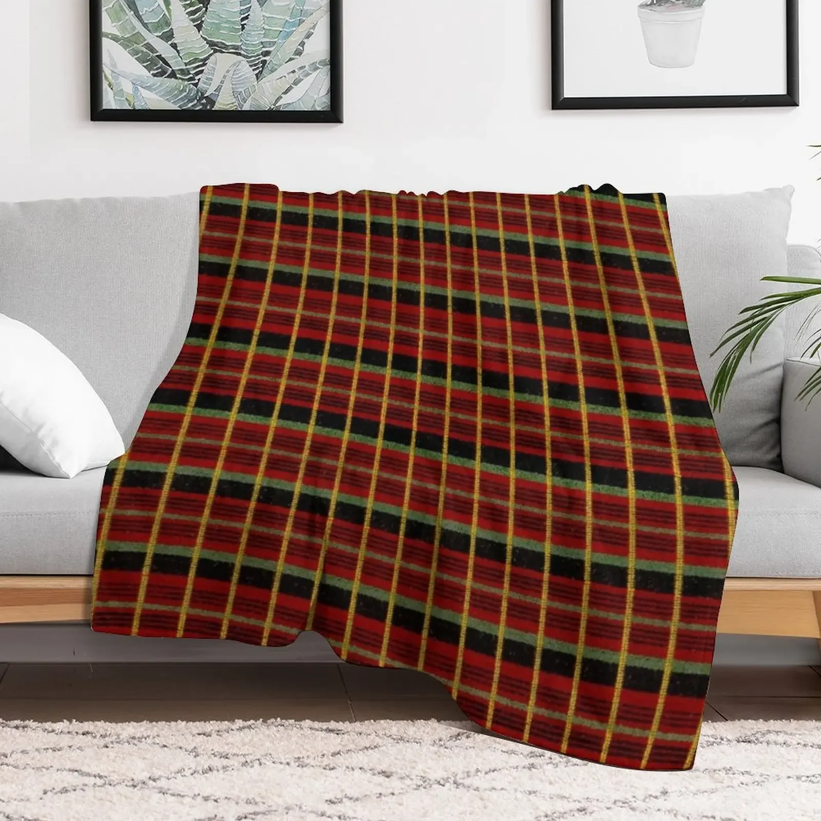 Routemaster - Seat Moquette - London Bus - 1959 Throw Blanket All Season Lightweight Soft Blanket for Bed