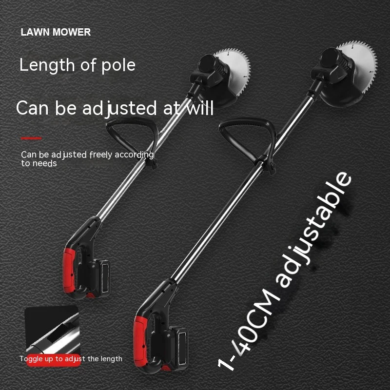 เครื่องตัดหญ้าแบบไร้สาย แบตเตอรี่ในตัว สำหรับตัดหญ้า ตัดวัชพืช เหมาะสำหรับฟาร์ม การเกษตร และสวน