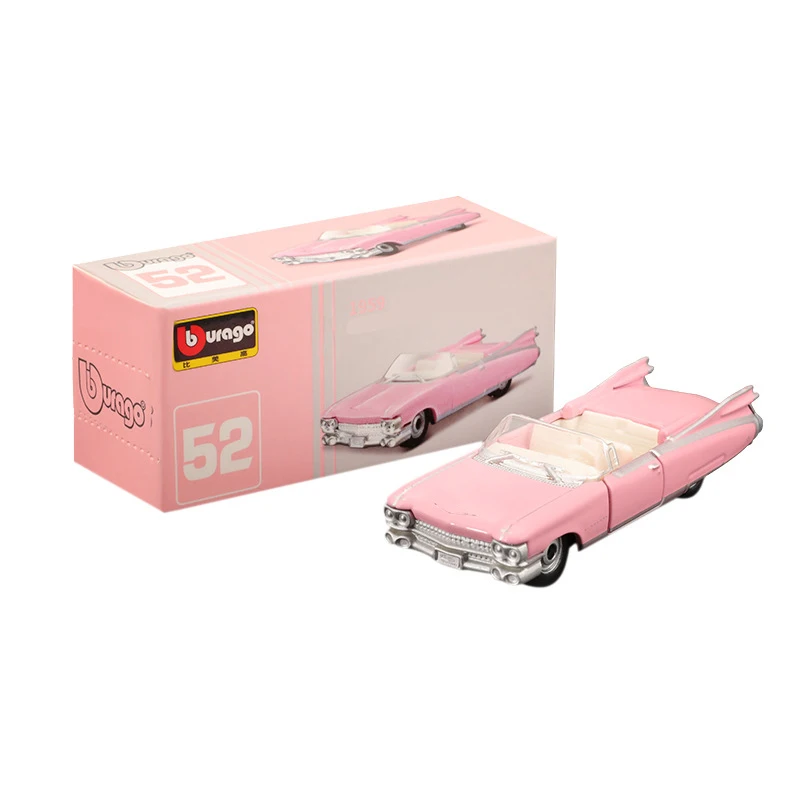 Modèle multiple de véhicules moulés sous pression en alliage de voiture classique, collection de petites voitures, accessoires d'affichage de scène, cadeau de décoration, 1:64 Leges, Bburago