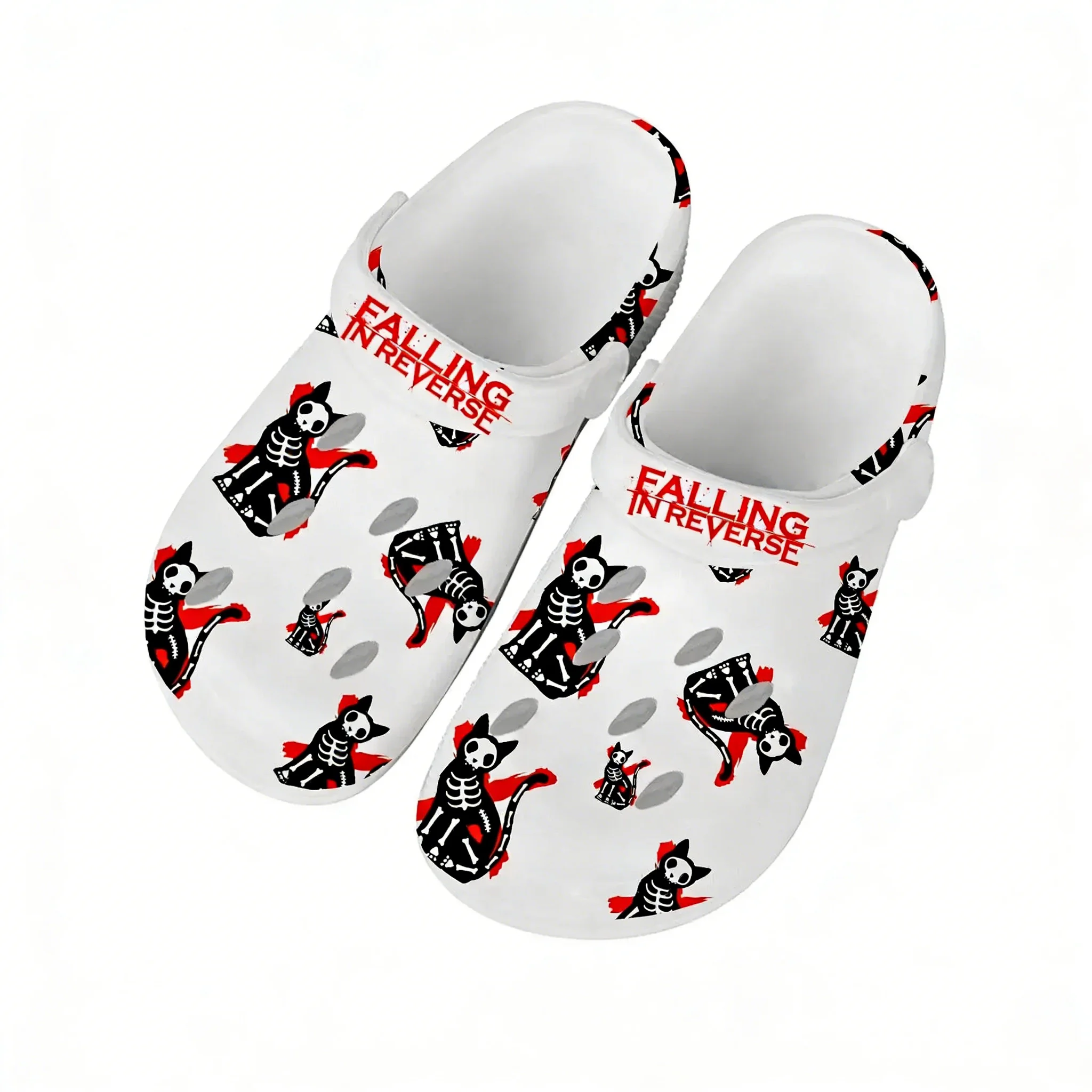 

Falling in Reverse Sandals Men Women Teenager Fashion Water Shoes Rock Band Garden Breathable Comfort Beach Clog Custom Slippers