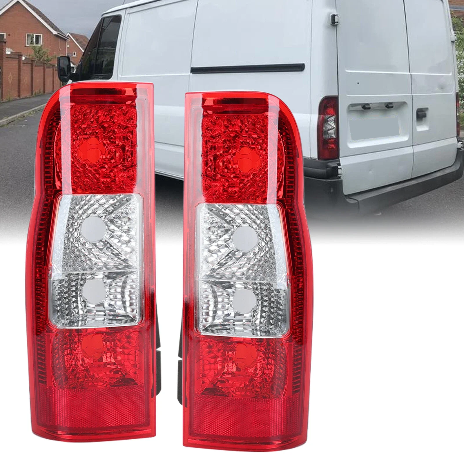 For Ford Transit MK7 2006 -2014 Panel Van Left/Right Tail Light New Arrival Car Rear Bumper Reflector Rear Tail Lamp Brake Light