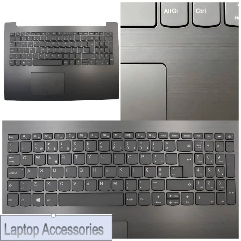 PT teclado portugués IG cubierta superior cubierta de reposamanos para Lenovo ideapad 320 15 ISK IKB IAP ABR AST 5CB0N86277