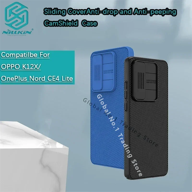 

Для OPPO K11X чехол/OPPO K12X чехол Nillkin Camshield чехол Защитная крышка для объектива slide чехол для телефона shell