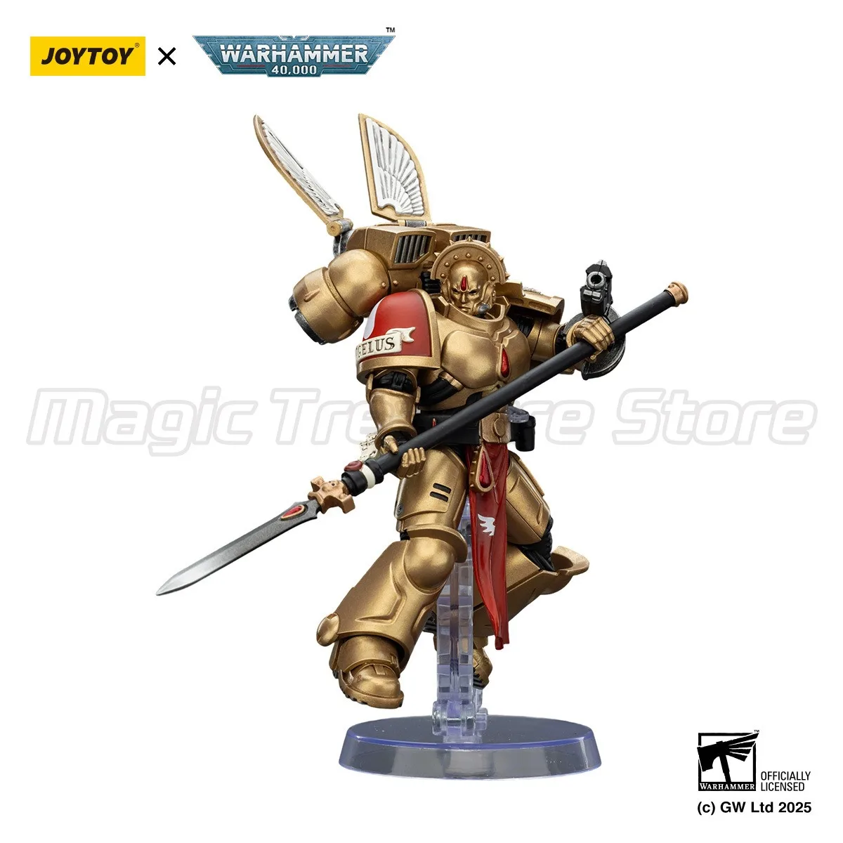 

【MT】Доставка в течение 24 часов JOYTOY 1/18 Action Warhammer 40K Blood Angels Sanguinary Guard, 3 фигурки с пистолетом Inferno и клинком Encarmine