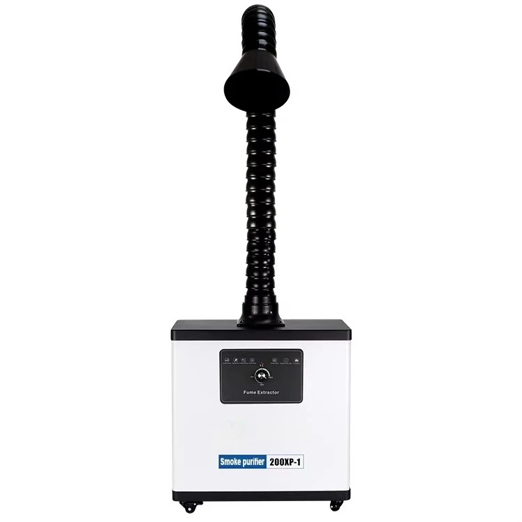 Chuera 200XP 200W Fume Extractor 0.3Um 99.99% Purification Air Filter Soldering Welding Laser Smoke Dust Purifier for Industrial