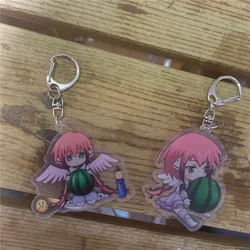 Anime Ikaros Nymph Acrylic Keyring keychain strap Figure Hanging Accessories 6cm