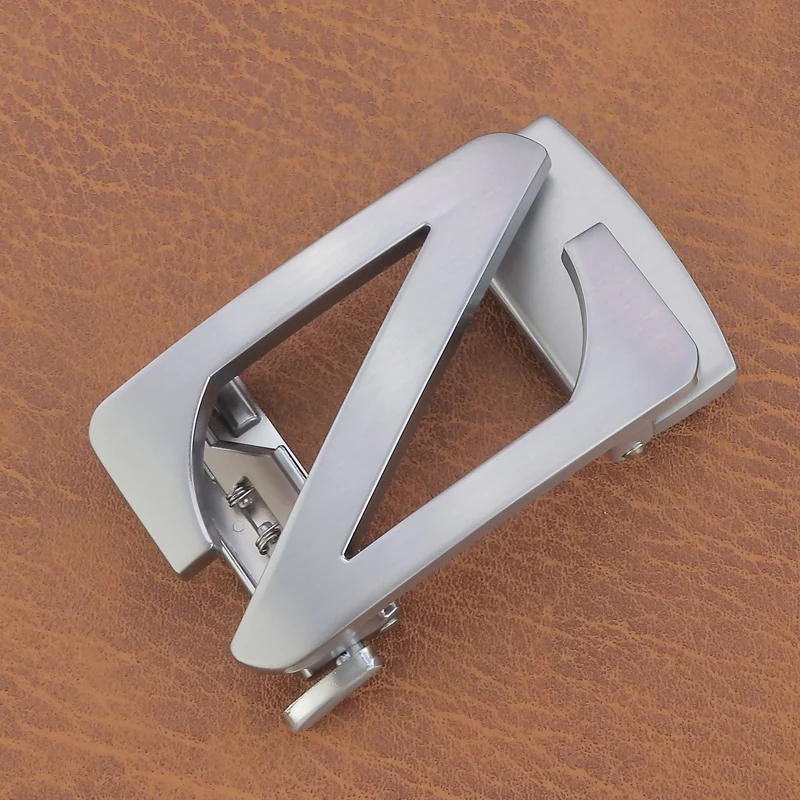 高品質ゴールデン Z 文字自動バックルベルトのみバックル幅 3.5 センチメートルデザイナーブランドファッションウエストストラップバックル