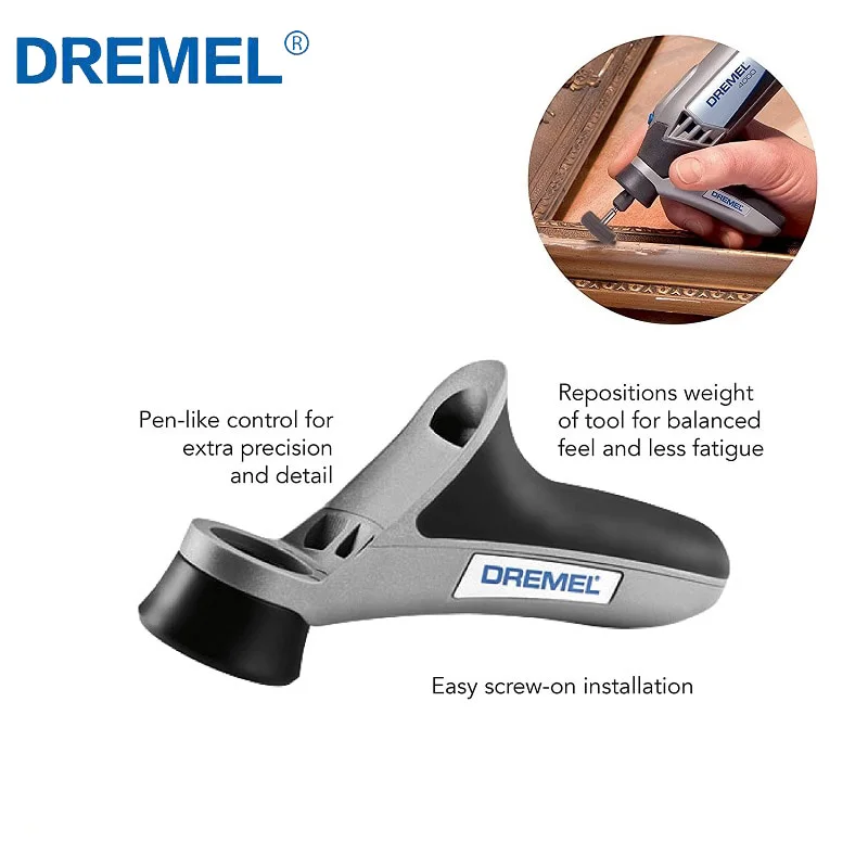 Dremel A577 Electric Grinder Attachment Detailers Grip Rotary Tools Accessories Fit for Handle Bar for Dremel 200/3000/4000/8220