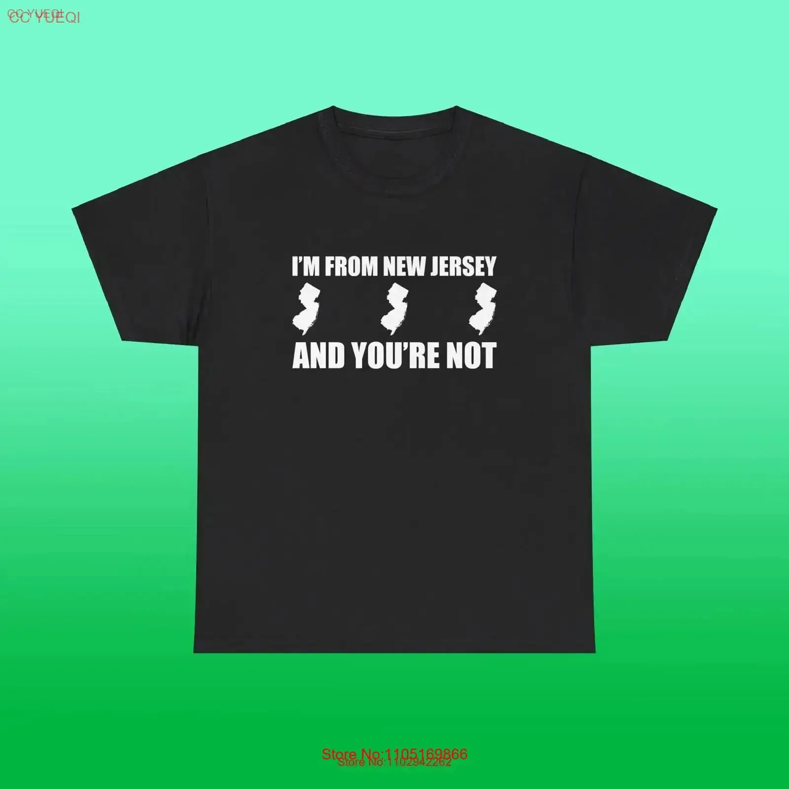 

Я из Нью-Джерси и ты не тяжелая хлопковая футболка Забавный садовый государственный подарок Ностальгический винтажный саркастический веселый