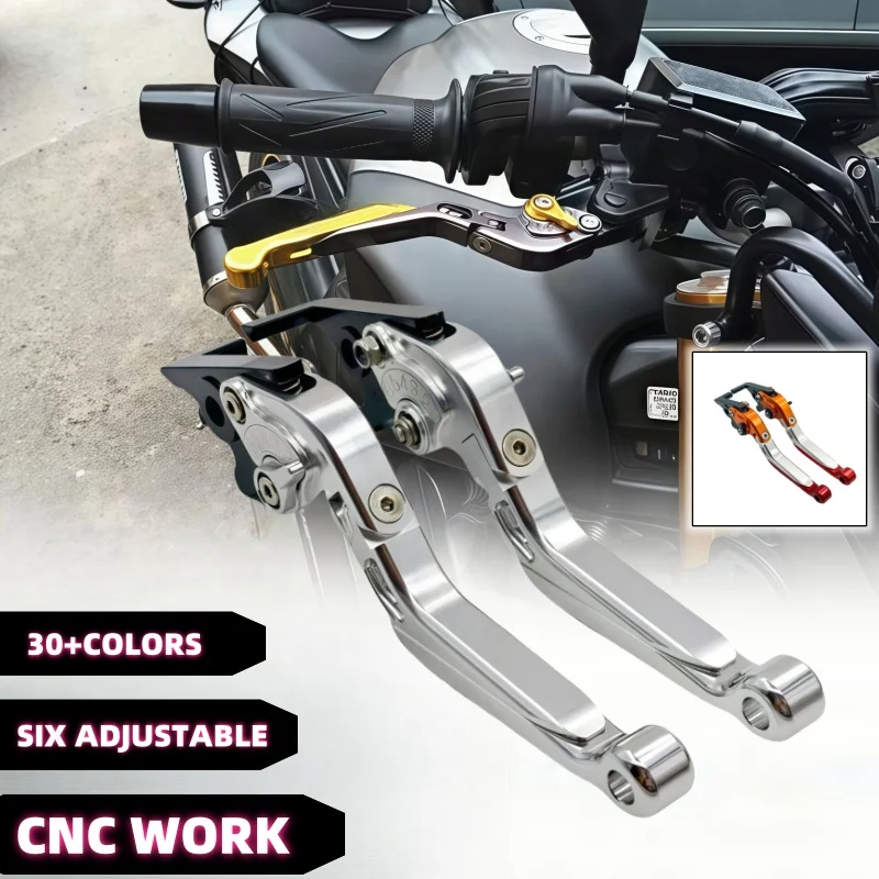 For Kawasaki ZXR750 1989-1995 ZX7R/ZX7RR 1996-2003 Brake Lever Set Foldable Adjustable Handle Levers Motorcycle Parts