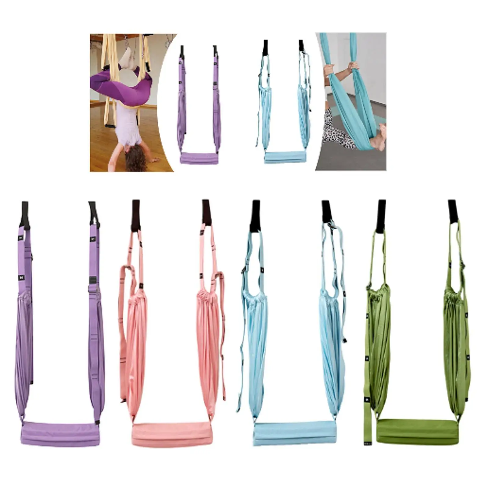

Yoga Stretching Strap Adjustable Inversion Trainer for Fitness Dance Yoga
