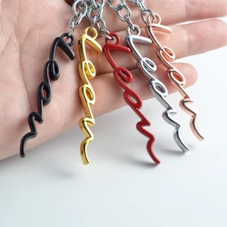 New Car Keychain For Seat Leon Logo Metal Keyring Key Ring Holder Leon 5f Accessories