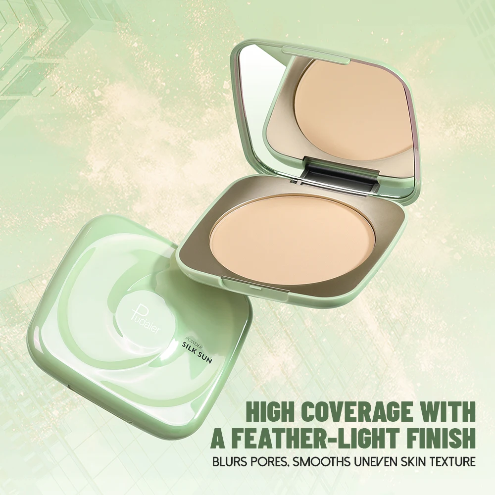 

Velvet Matte Pressed Powder - Lightweight Sweat Proof & Transfer-Proof, Long Lasting Setting Powder for Oily Skin, Natural Invis