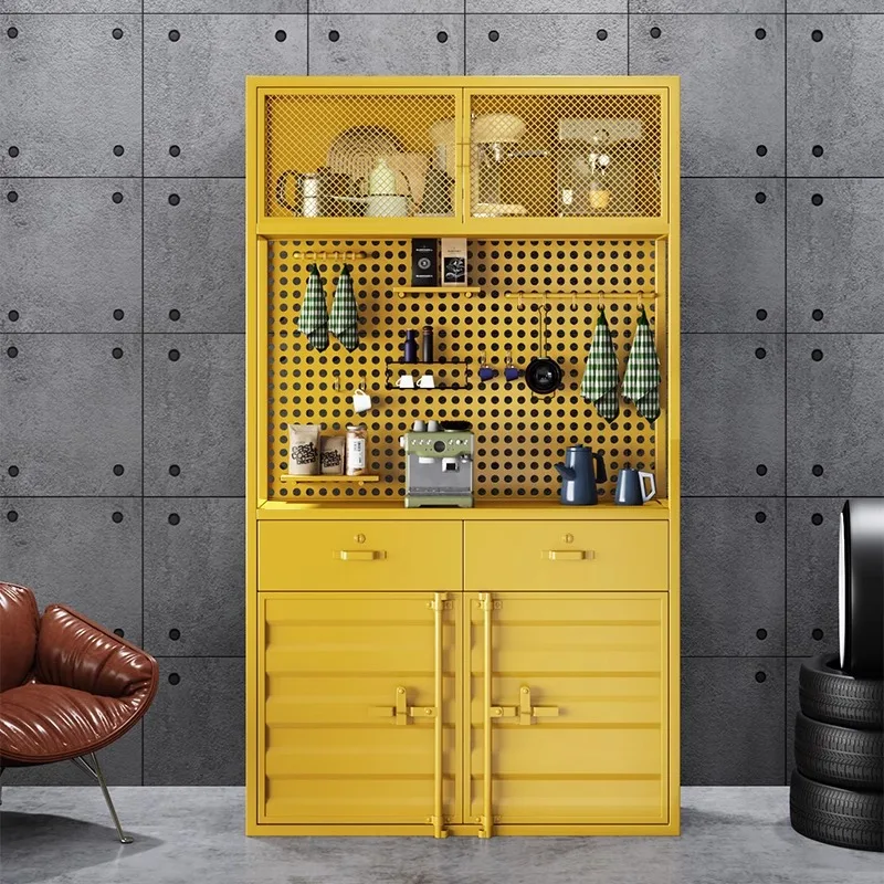

Industrial Style Collection Display Cabinet Container Locker Figure Lego Display Cabinet Supermarket Floor Floor Multi-layer Sto
