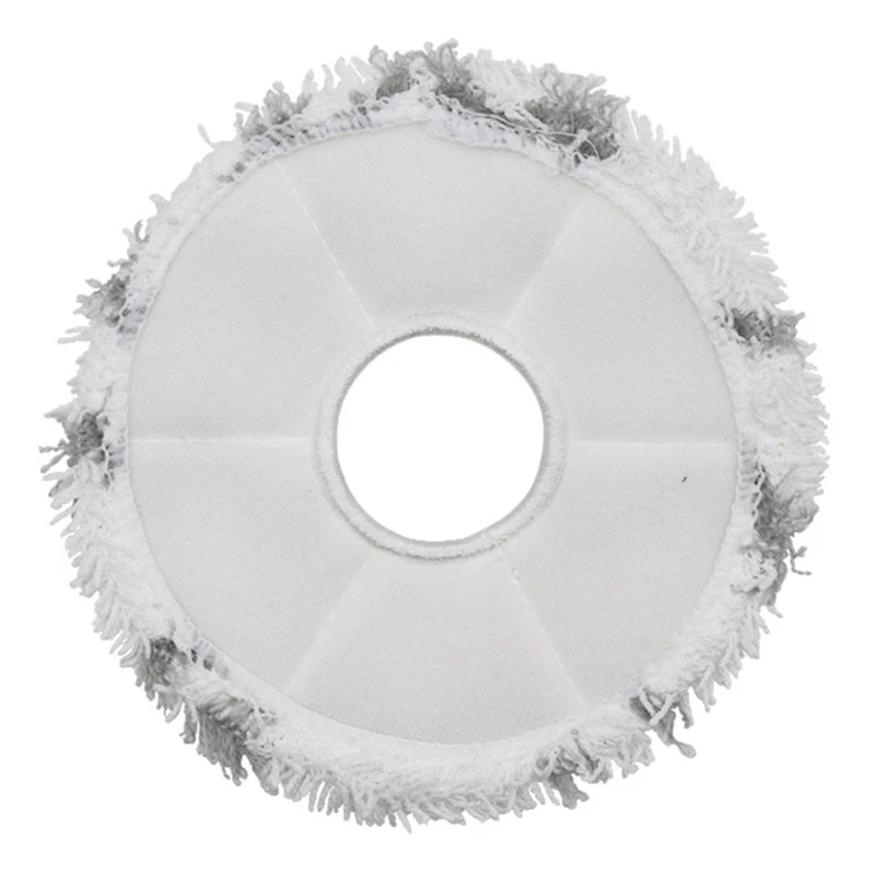 ชุดอะไหล่สำหรับ Ecovacs X1หุ่นยนต์เทอร์โบ OMNI จำนวน4ชิ้นผ้าทำความสะอาดได้อะไหล่เครื่องดูดฝุ่นซักได้