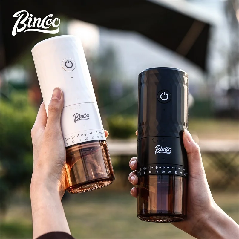 Bincoo DM08 Starry Electric Coffee Grinder – Wireless Portable Grinding Machine, Small Automatic Burr Mill for Home Travel