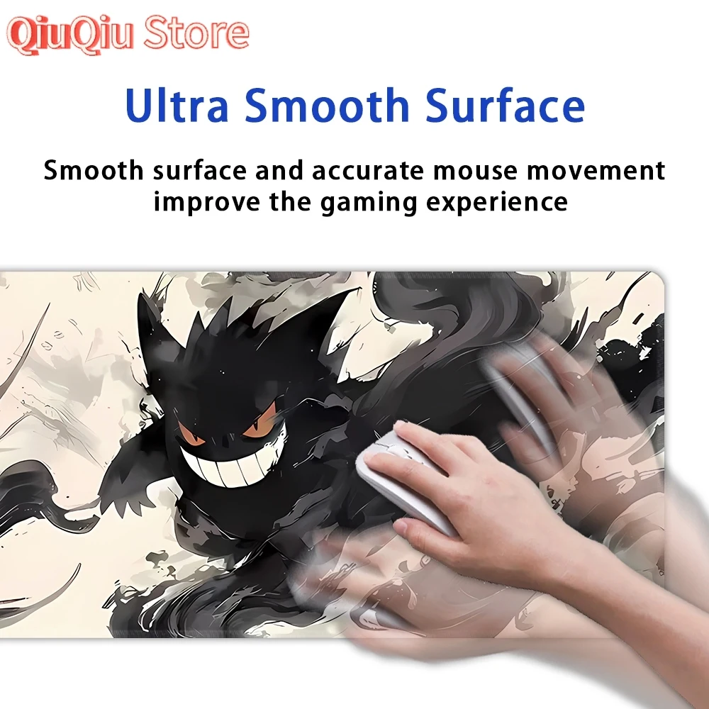 Miếng Lót Chuột Chơi Game Để Bàn Thảm Dễ Thương Gengar Pokemon Chống Thấm Nước Chống Trơn Trượt Mousepad Lớn Tùy Chỉnh Mở Rộng B