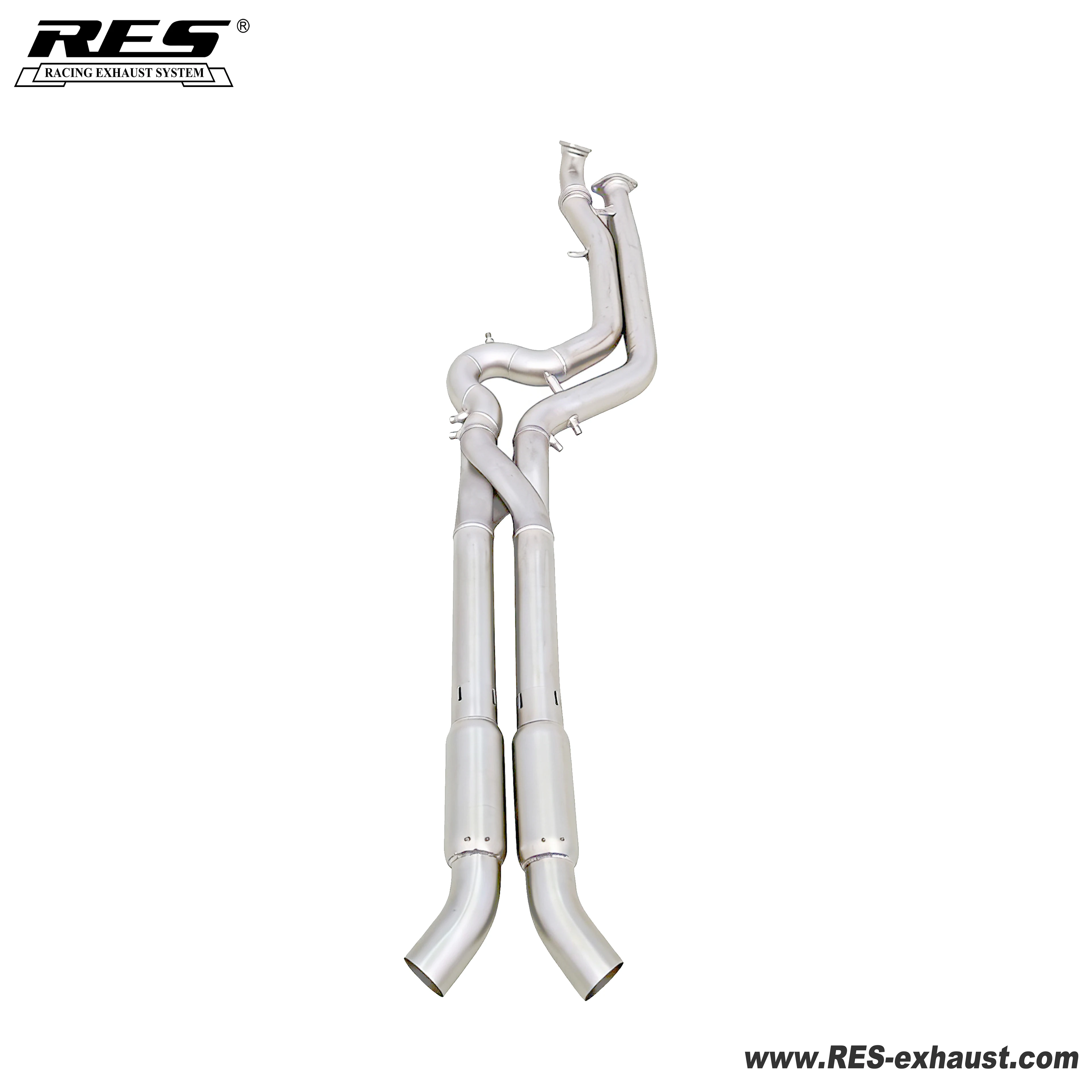 

Z-Pipe Middle Pipe With Muffler, SS304 Mirror Polished Finish, for BMW G87 M2/G80 M3/G82 M4 Enhances Sound and Performance.