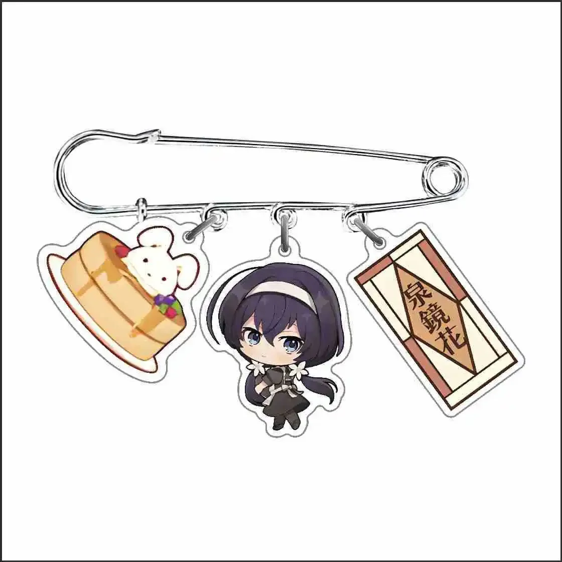 Anime Bungou Stray Dogs Brooch Pin Atsushi Dazai Osamu Izumi Kyouka Icon Collection Breastpin for Backpacks Clothes Jewelry Gift