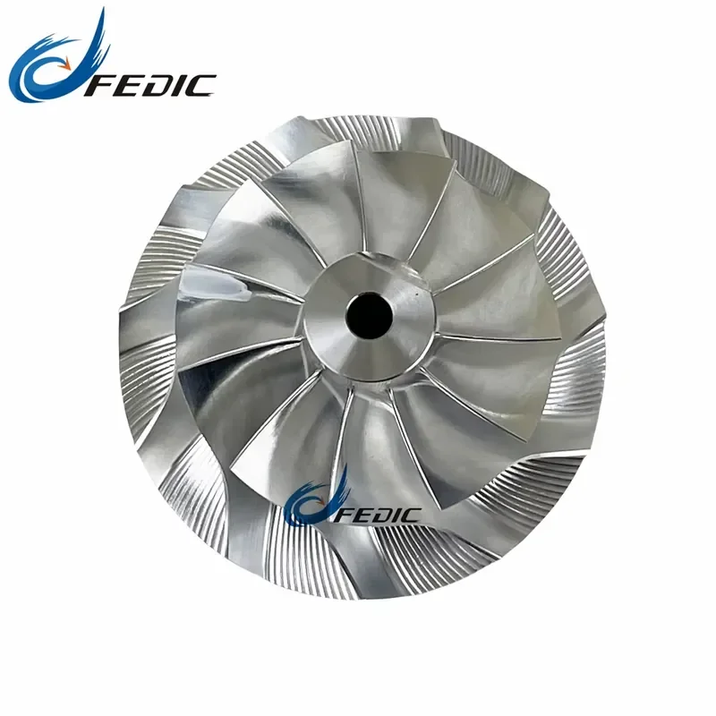 GTA2359VK 743436 11 + 0 Turbo Compressor Wheel Billet MFS for E 320 CDI W211 OM648 204HP 2003-2006 view 4
