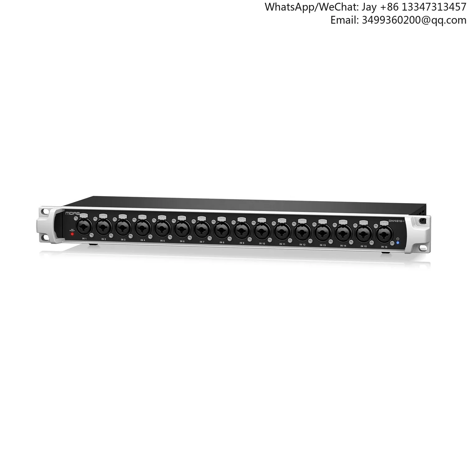 DN4816-I StageConnect Interface com 16 entradas analógicas e conectividade ultranet Stagebox para uso em caixa da série Turbosound IQ