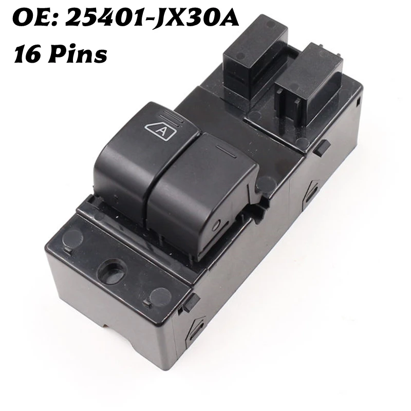 

OE: 25401-JX30A 25401JX30A Car Power Master Window Lifter Control Switch For Nissan NV200 2009-2015