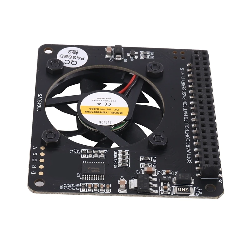Argon FAN HAT For Raspberry Pi 4B 3B+ 3B PWM Software Control Fan Function Power Button Fit For Argon NEO Case For Pi 4