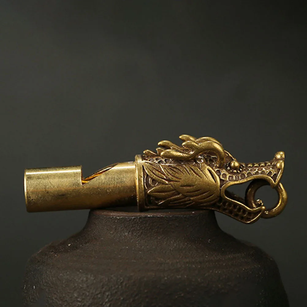 

3 Pcs Camping Accessories Sport Whistle Whistles Sports Safety Small Decorative Keychain Copper Emergency