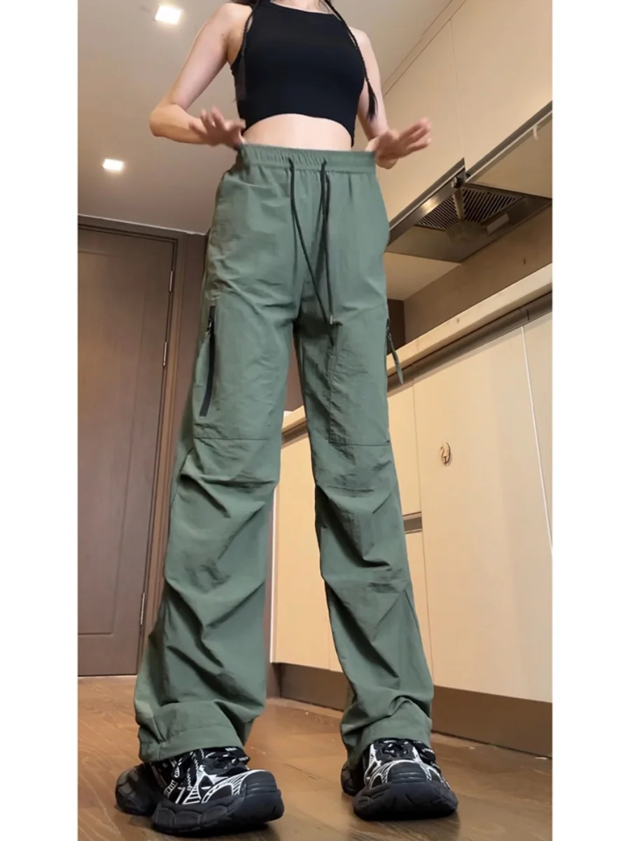 كوي جاف مستقيم الساق العمل السراويل العسكرية الصيف المشي لمسافات طويلة مقاوم للماء تسلق الجبال Utili السراويل الأمريكية Sle P... #2