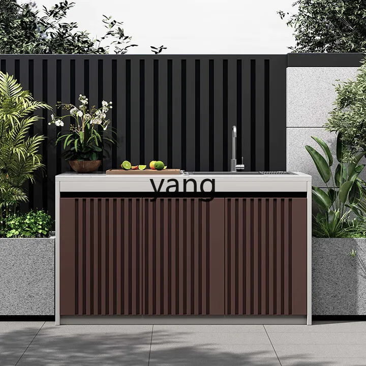 LTT villa garden outdoor sink all aluminum alloy locker