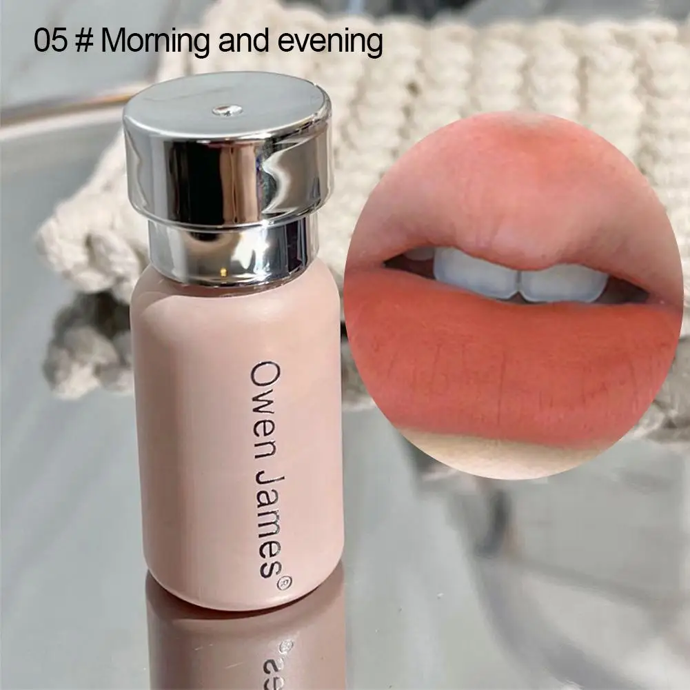 6 Colors Lip Glaze Matte Velvet Non-stick Cup Lipstick For Owen James Non-fade Waterproof Lip Mud James Lip Glazed ﻿ H1F9