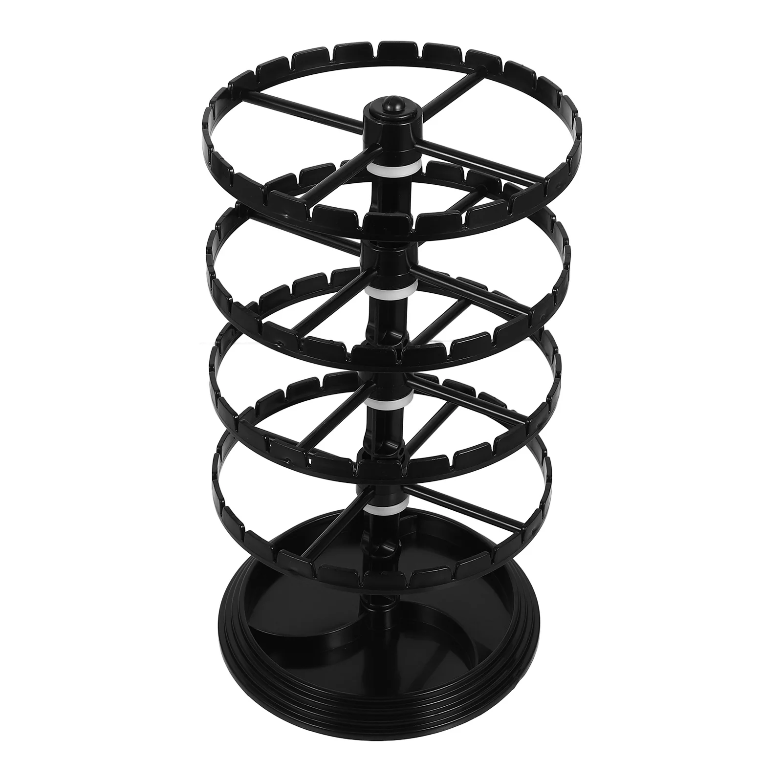 

Rotating Jewelry Storage Rack Earring Holder ganizer Necklace St Bracelet Display Case Plastic Hanging Accessory
