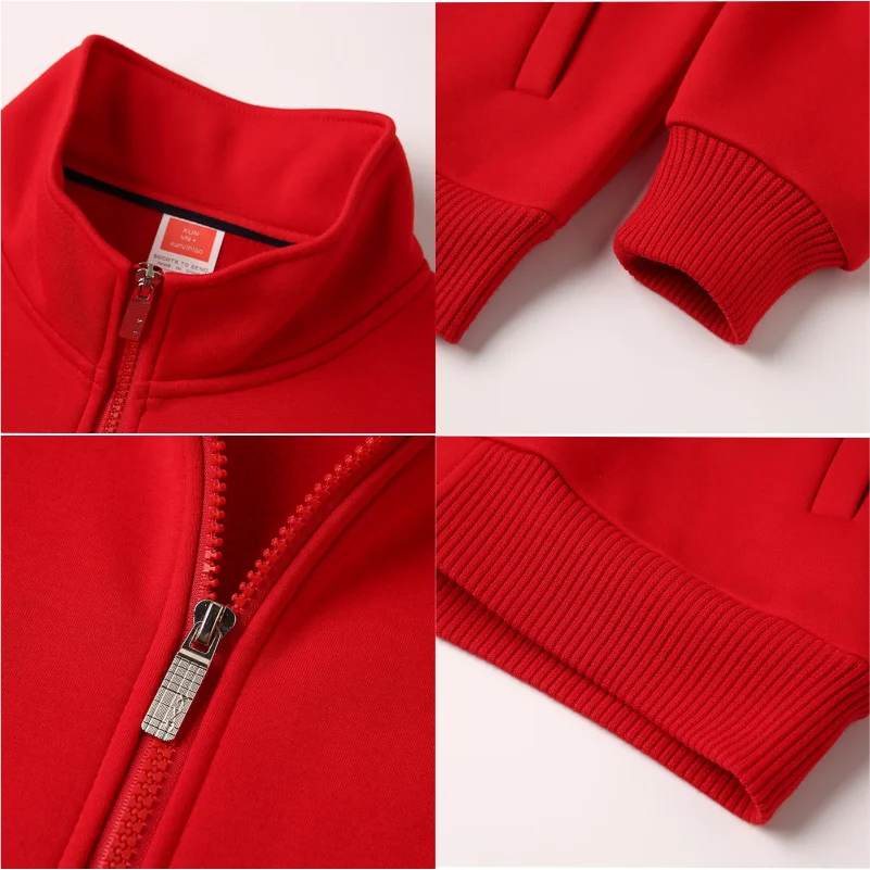 Men\'s Stand Collar Casual Zipper Jacket Custom Print Embroidery Company Logo Outdoor Sports Jacket Custom Work Clothes 4xl