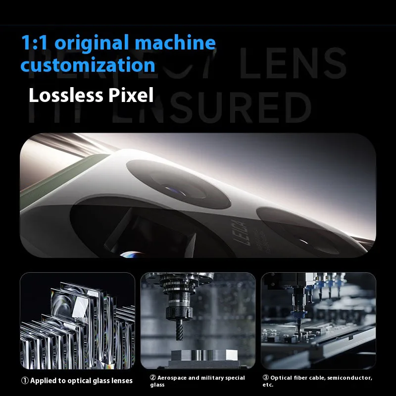 3D Camera Lens Tempered Glass For Xiaomi 15 Pro Back Camera Protector on Xiaomi Mi 15 Pro 15 Black Lens Ring Film Cover Case