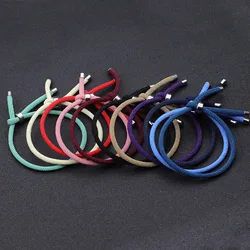 Minimalist Rope Bracelet For Women Men 100% Unfading Ajustable Stainless Steel Braclet Outdoor Camping Braslet Couple Brazalete