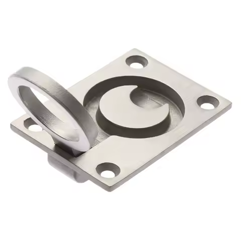 Stainless Steel Flush Pull Ring Deck Hatch Pull Ring Door Knobs Recessed Flush Pullers Durable Cabinet Cupboard Handles Hardware