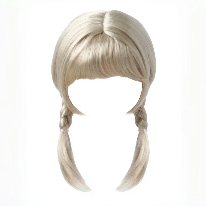 

Jusuns BJD Wigs JD676 9-10inch 10-11inch 11-12inch Double Ponytail Braid Synthetic Mohair Doll Hair Fashion Doll Accessories