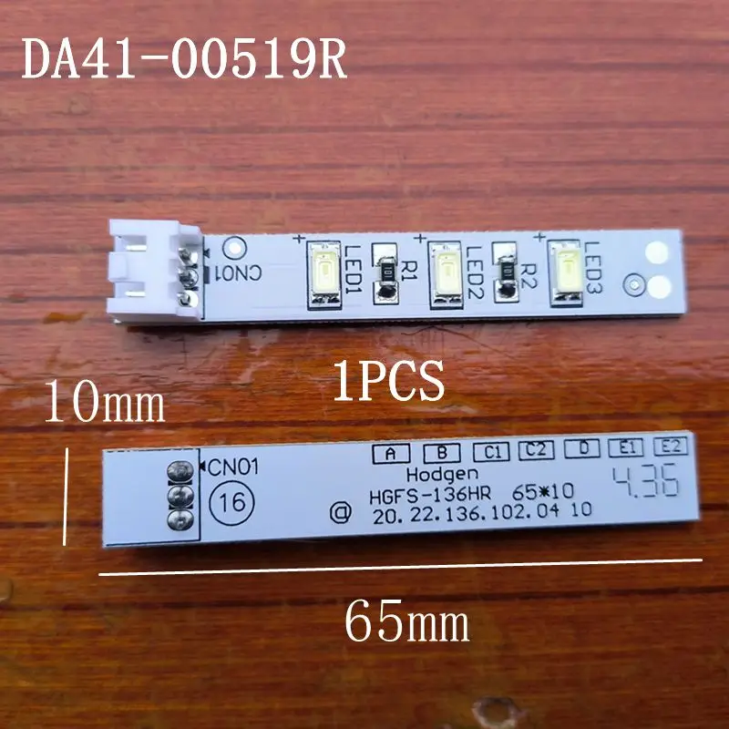 DA41-00519R 12V LED Strip Light para geladeira para peças de reposição de geladeira Samsung